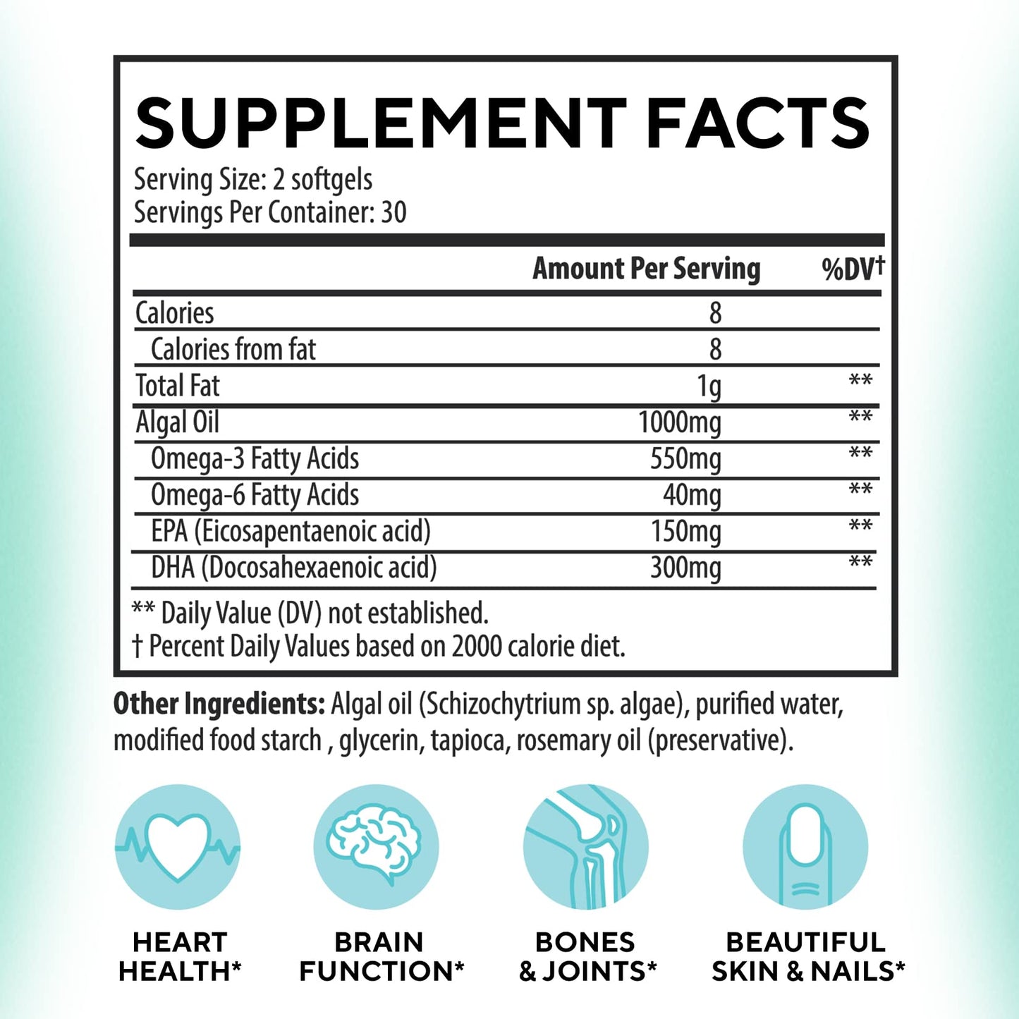 detalles de vitaminas y omega 3 en etiqueta