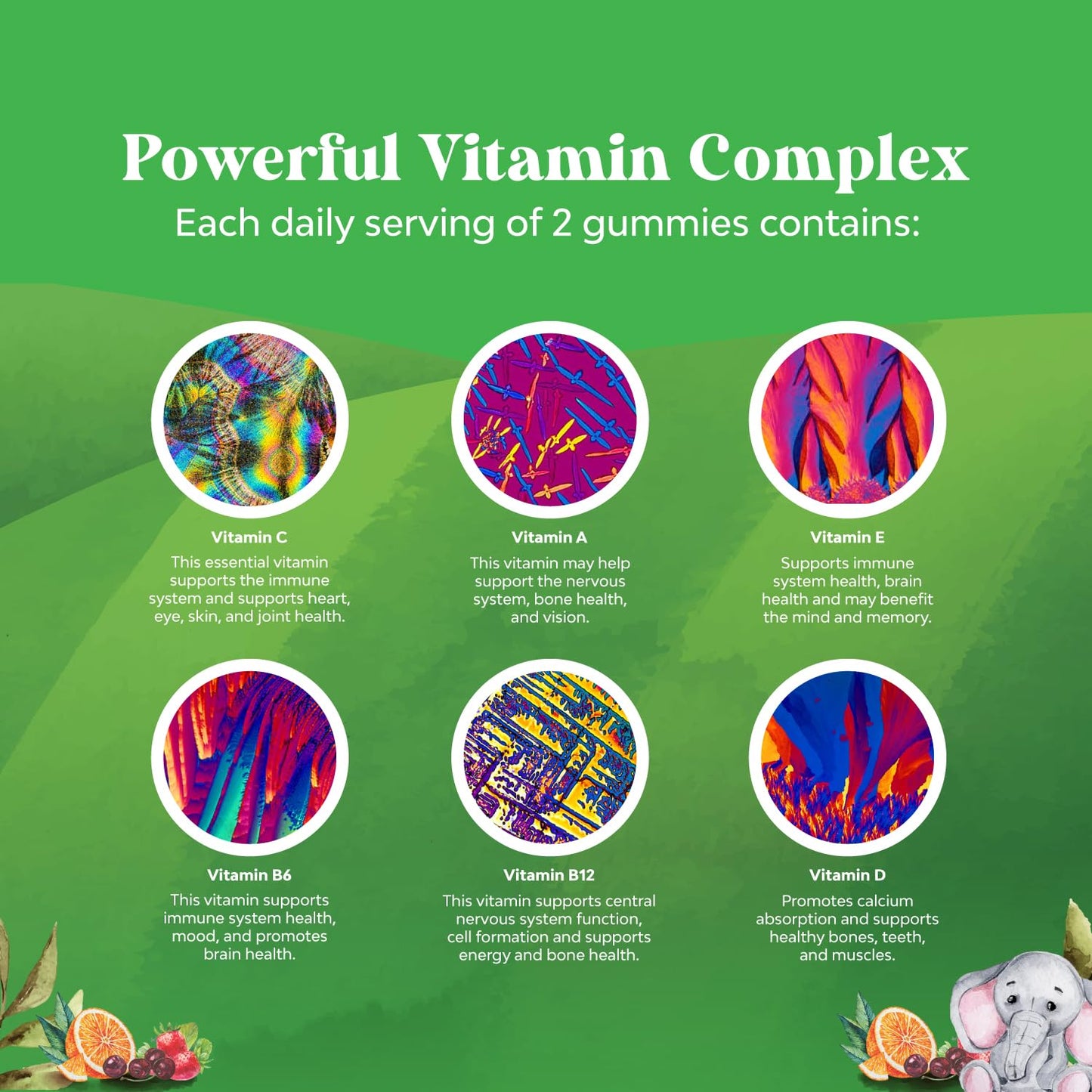 DHA omega 3 gomitas Natures Craft para niños visión y cerebro