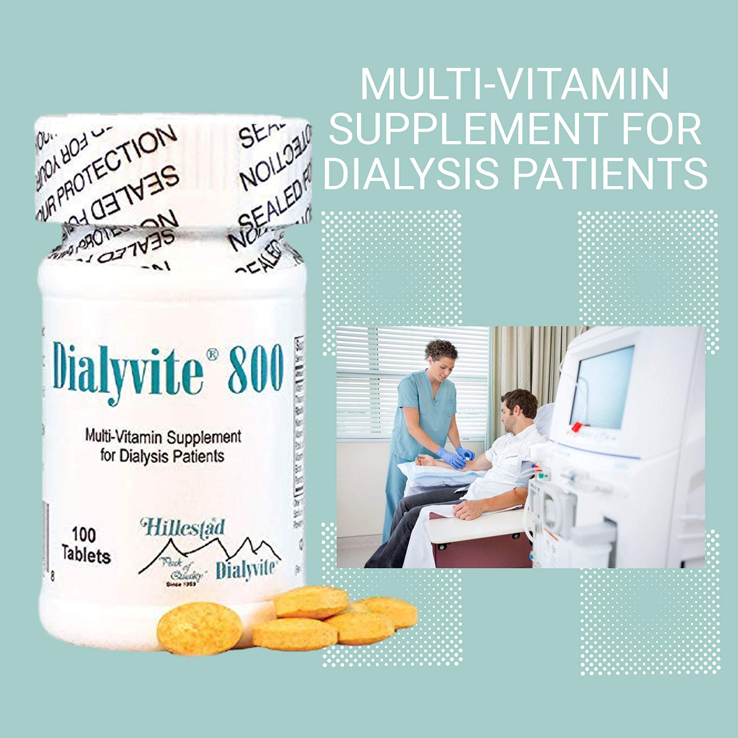 Dialyvite 800 suplemento vitamínico para diálisis pacientes
