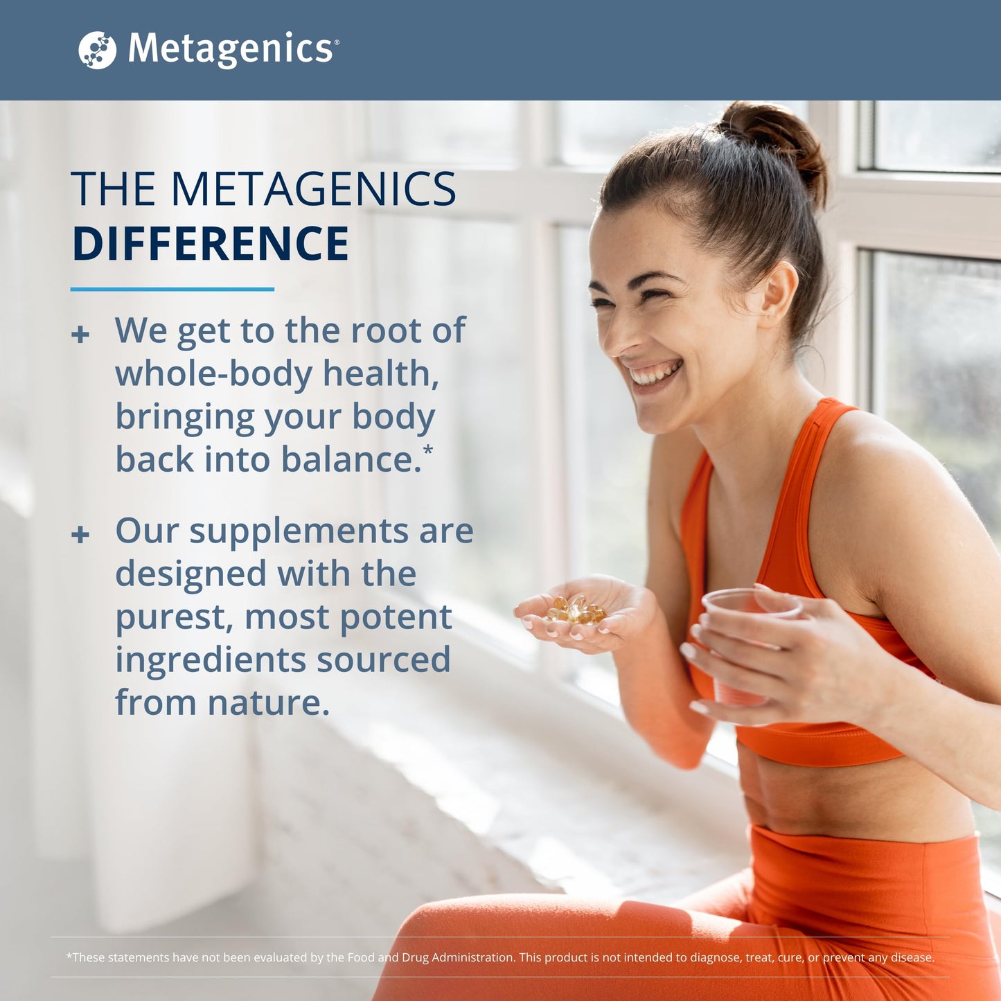 Diferencia de Metagenics en multivitaminas