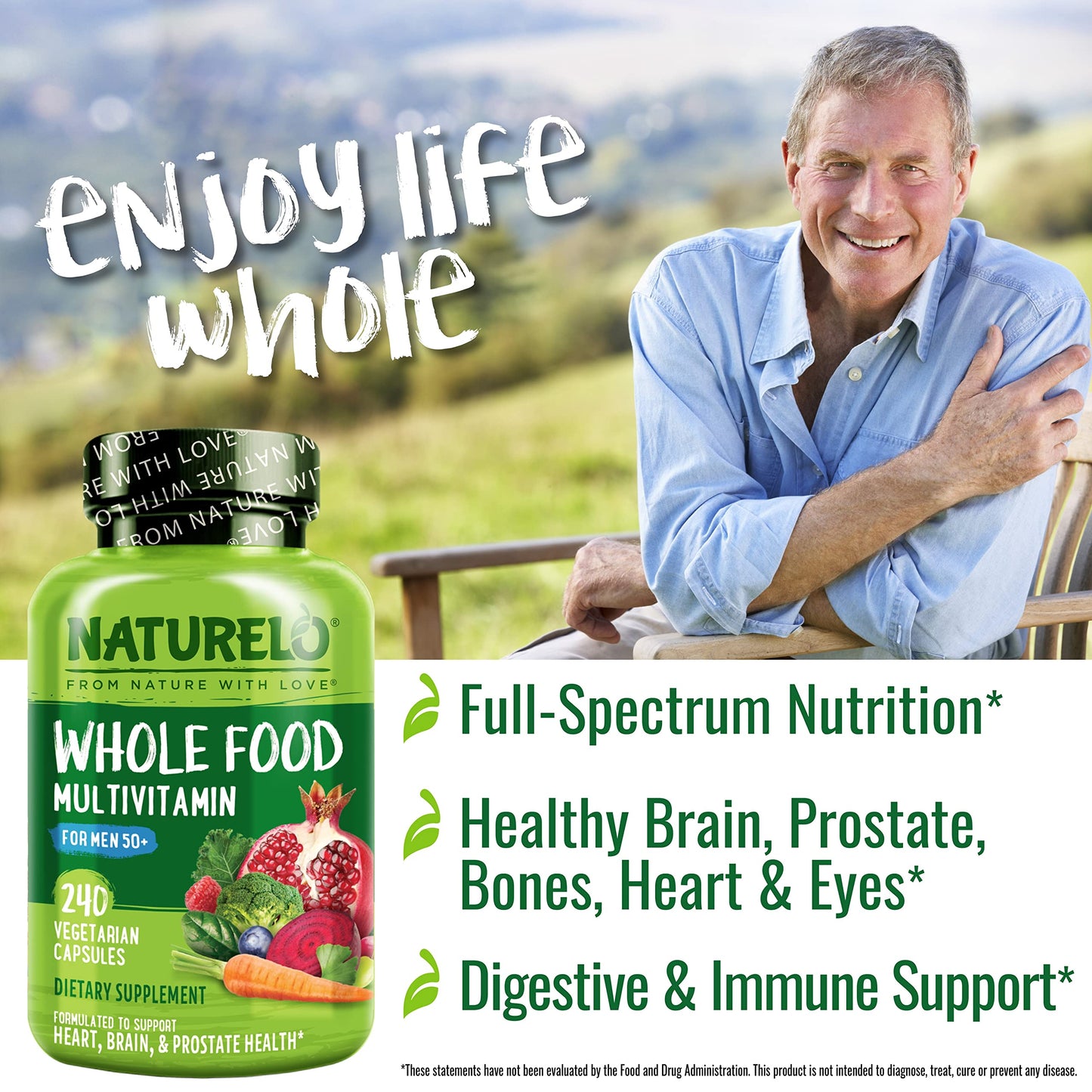 Disfruta la vida con el multivitamínico NATURELO