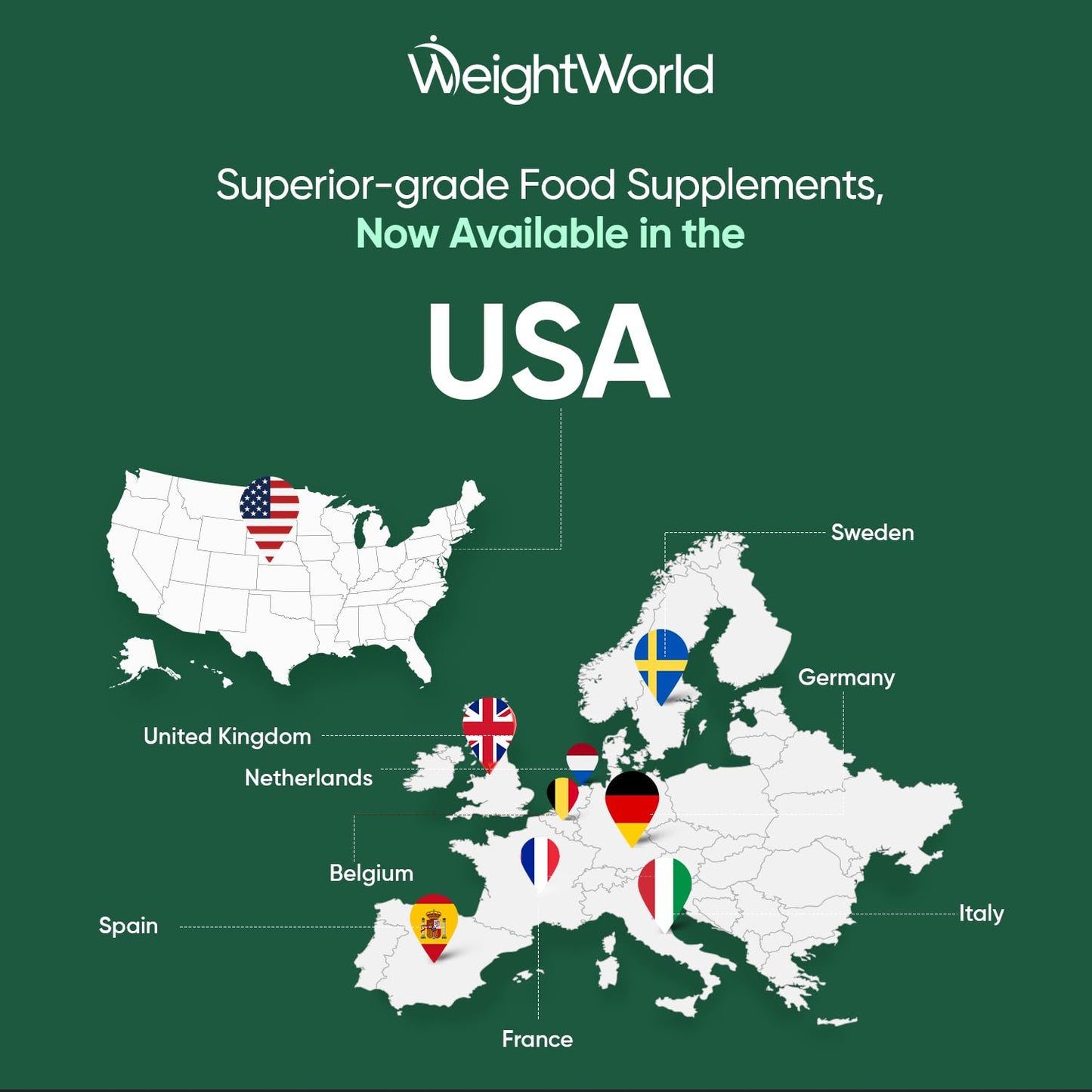 disponibilidad internacional de productos WeightWorld.