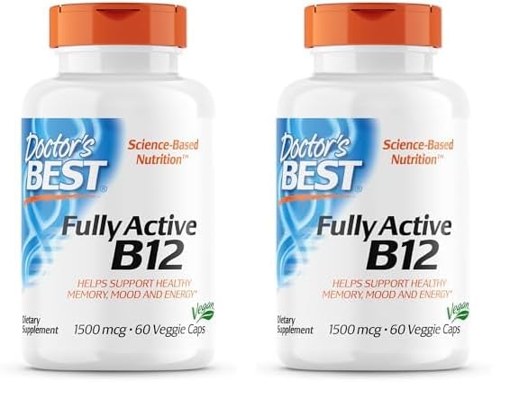 Doctor's BEST vitamina b12 metilcobalamina paquete doble 60 unidades
