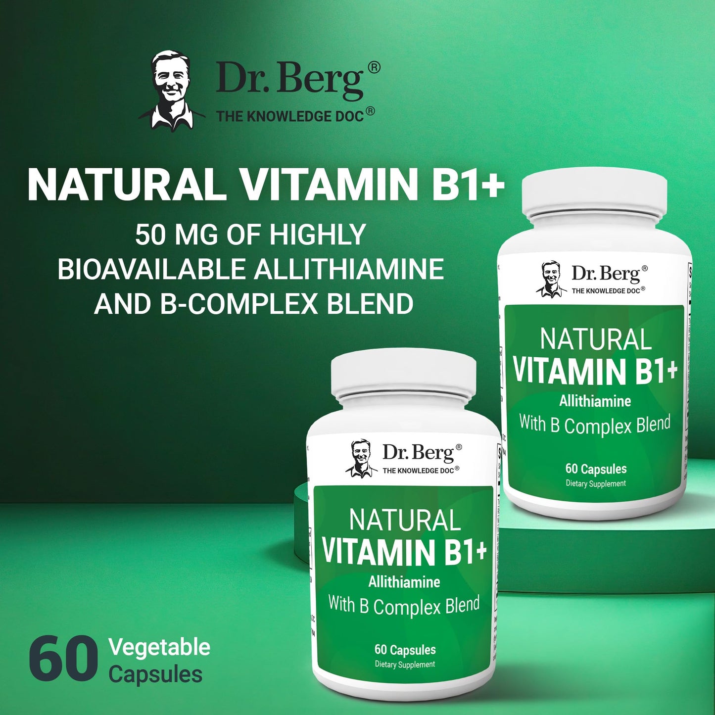 Dr. Berg suplemento b complejo caja y frasco