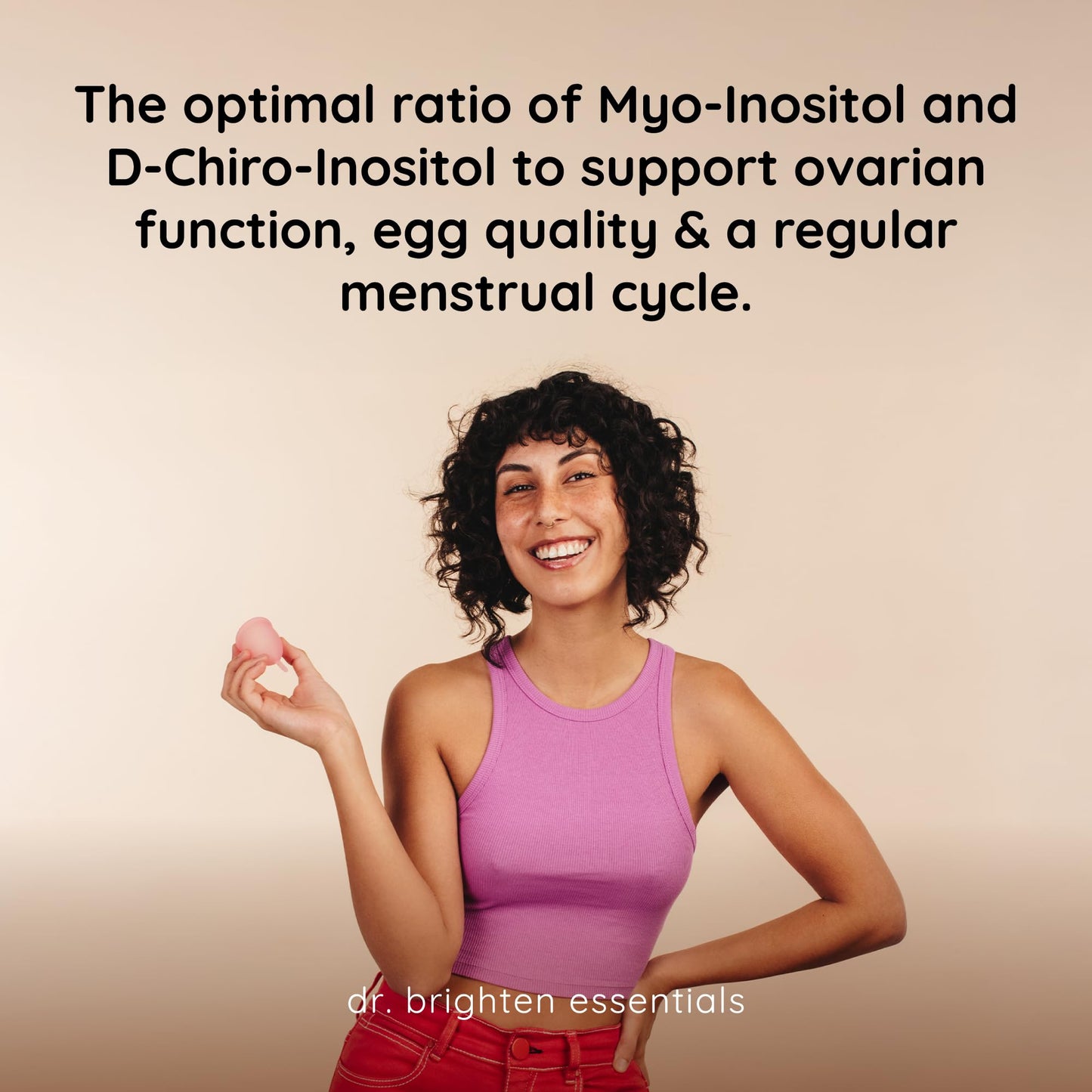 Dr Brighten suplemento Myoinositol Plus con fórmula única para hormonas