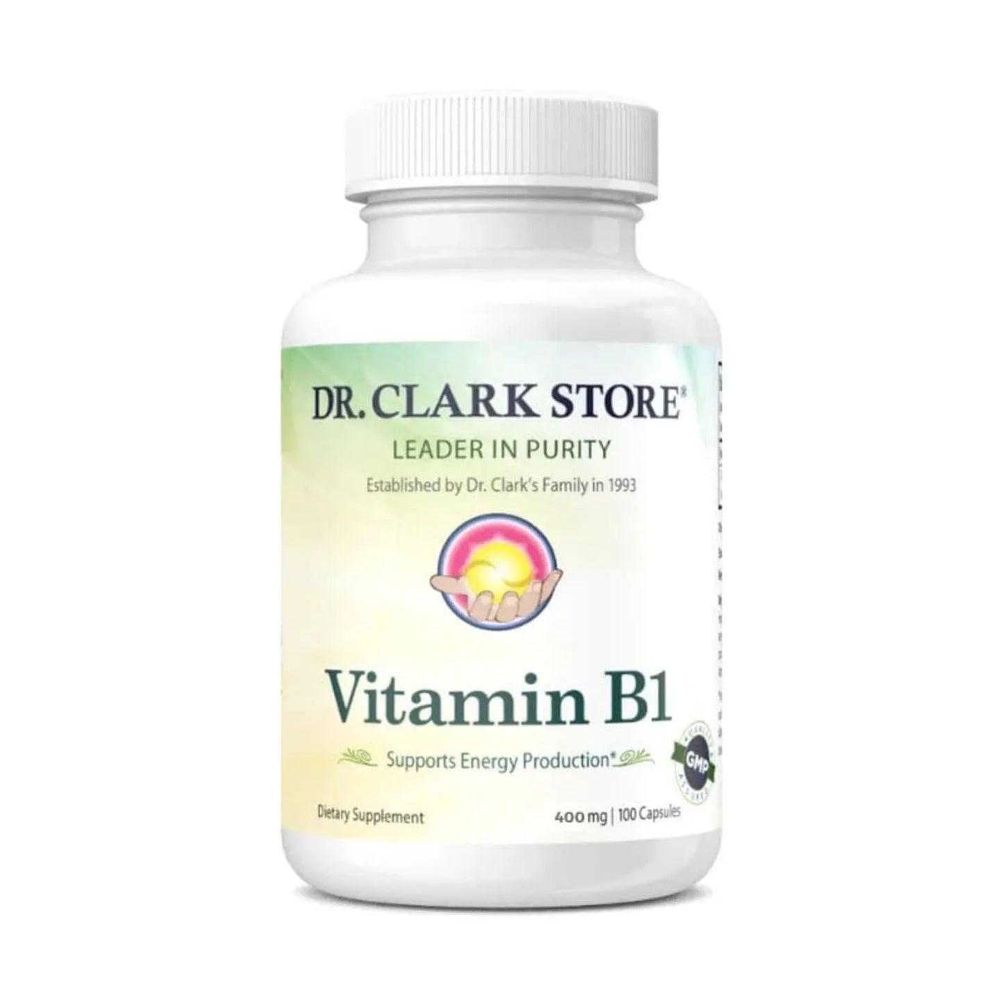 Dr Clark vitamina b1 tiamina 500mg cápsulas para energía y nervios