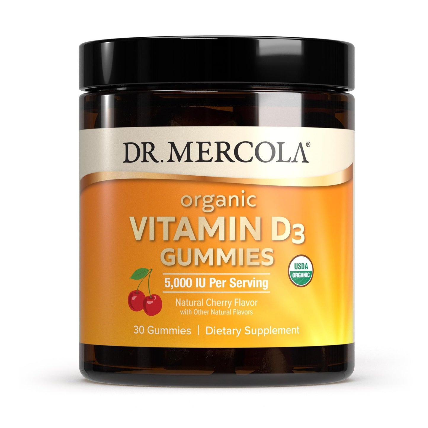 Dr. Mercola gomitas vitamina d3 organicas 5000 ui 30 unidades