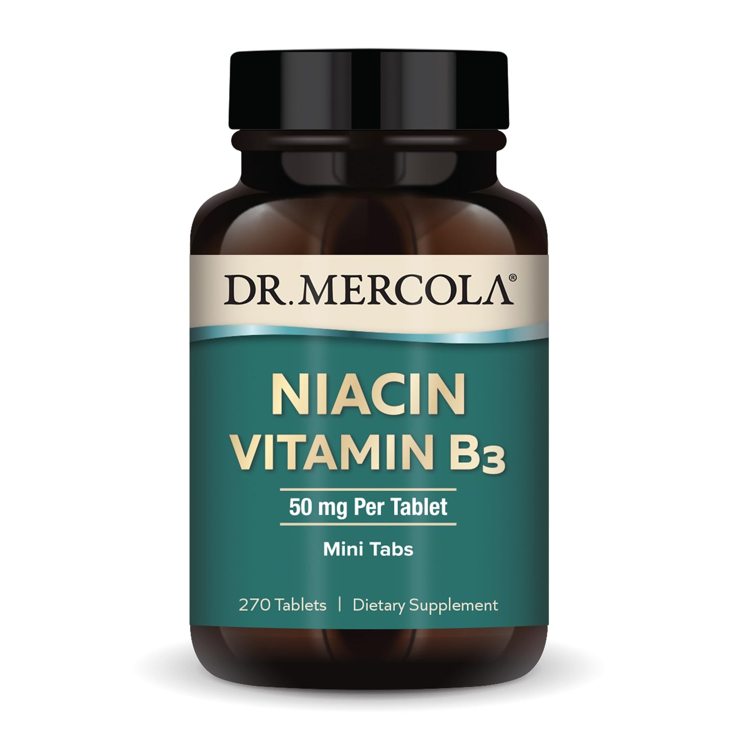 Dr Mercola niacina vitamina b3 270 tabletas frasco