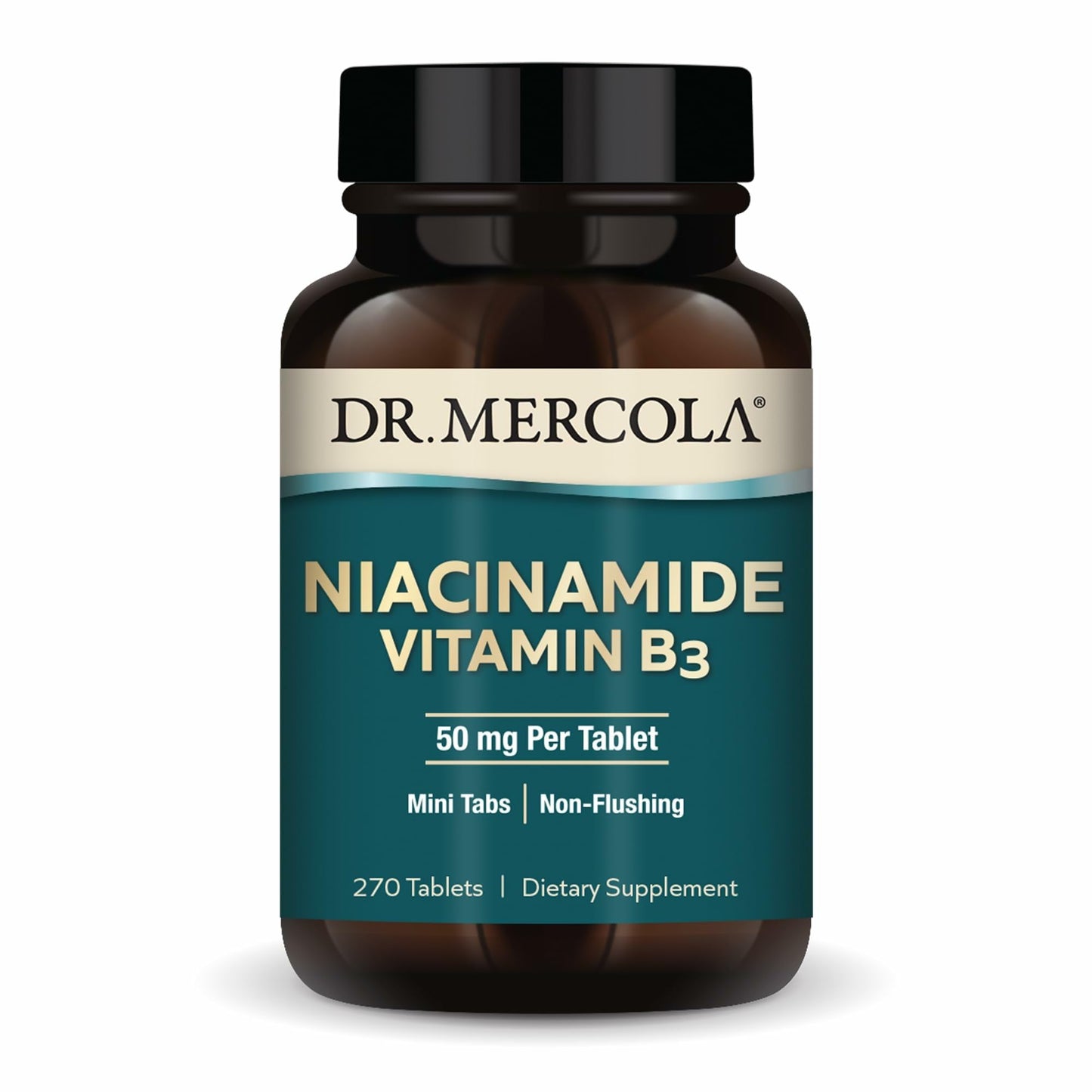 Dr Mercola Niacinamida Vitamina B3 suplemento 270 tabletas