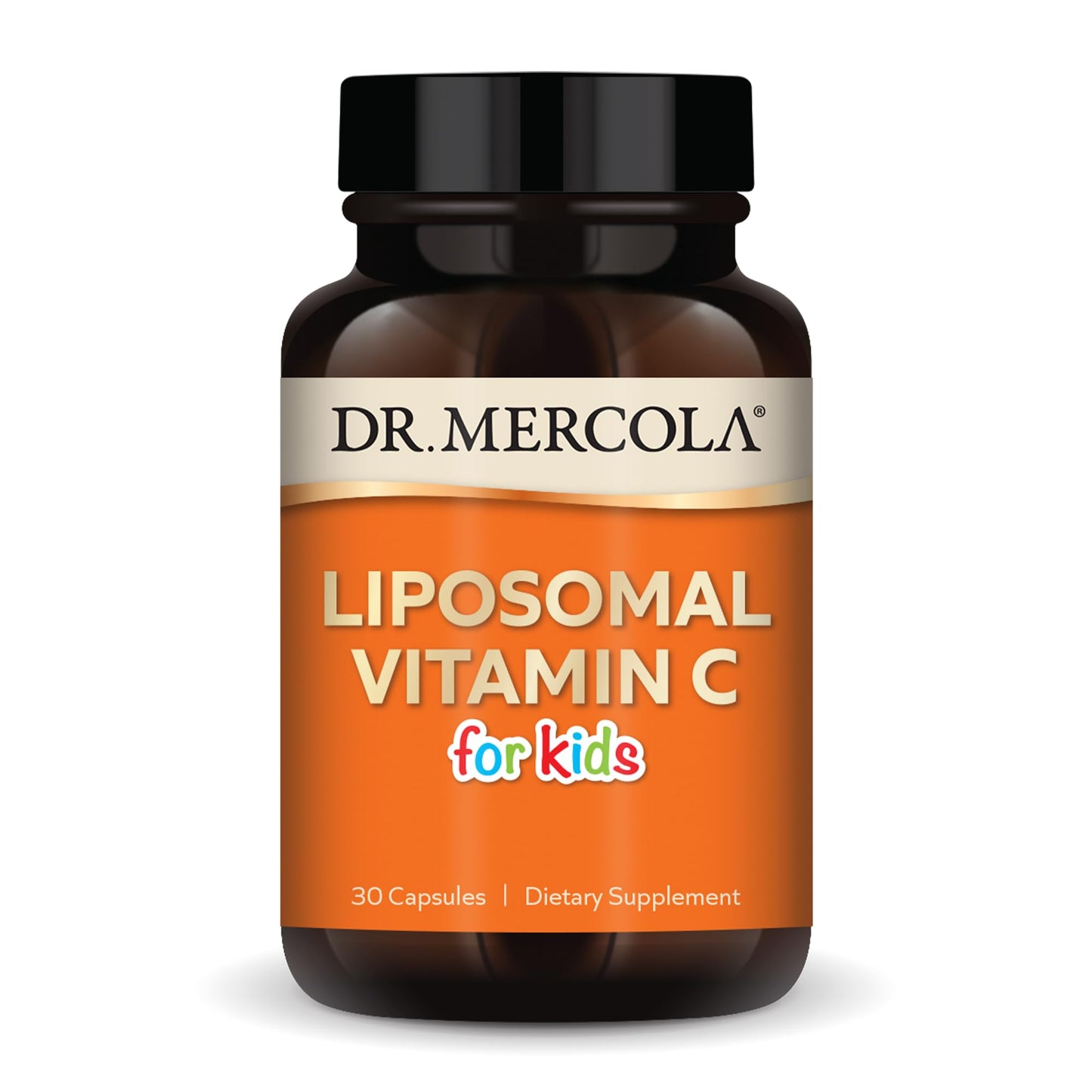 frasco Dr. Mercola vitamina c liposomal para niños