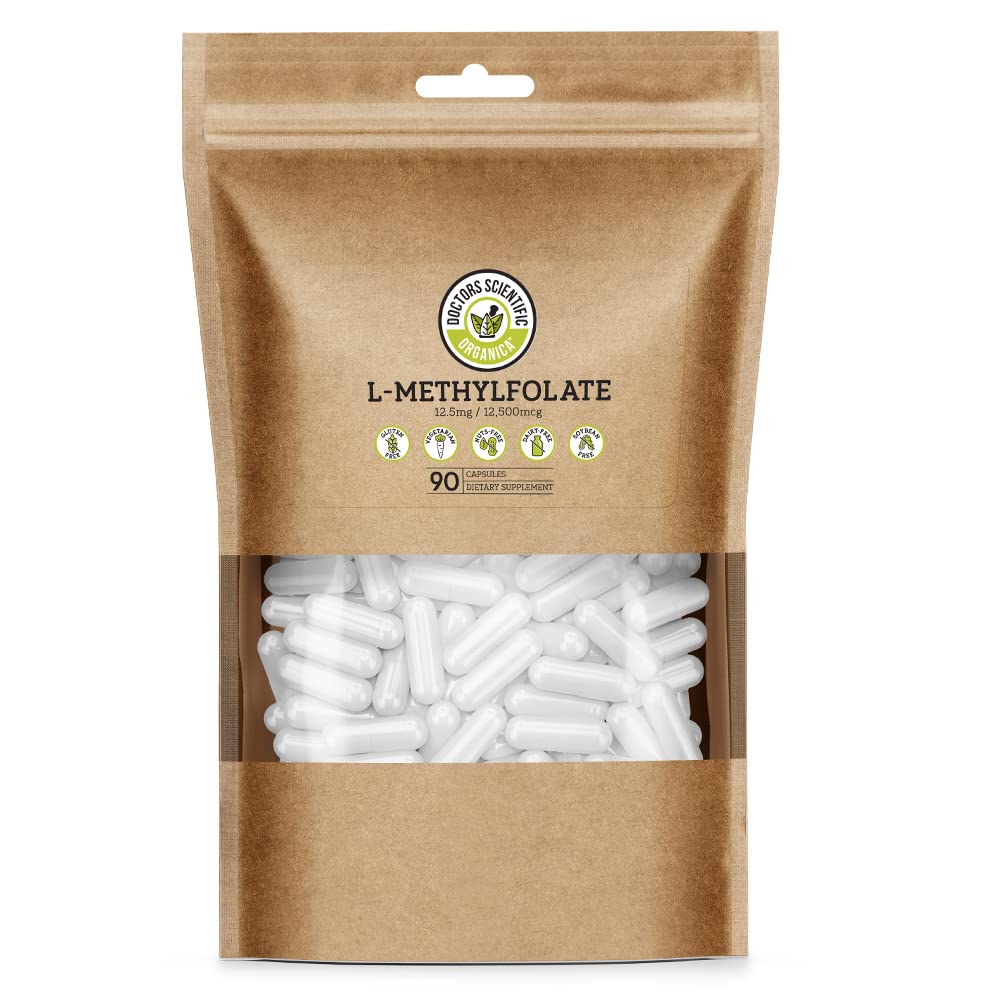 DSO L Metilfolato 12.5mg frasco frontal 90 capsulas veganas
