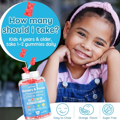 Dulces masticables fosfatidilserina Nextdia para atención infantil