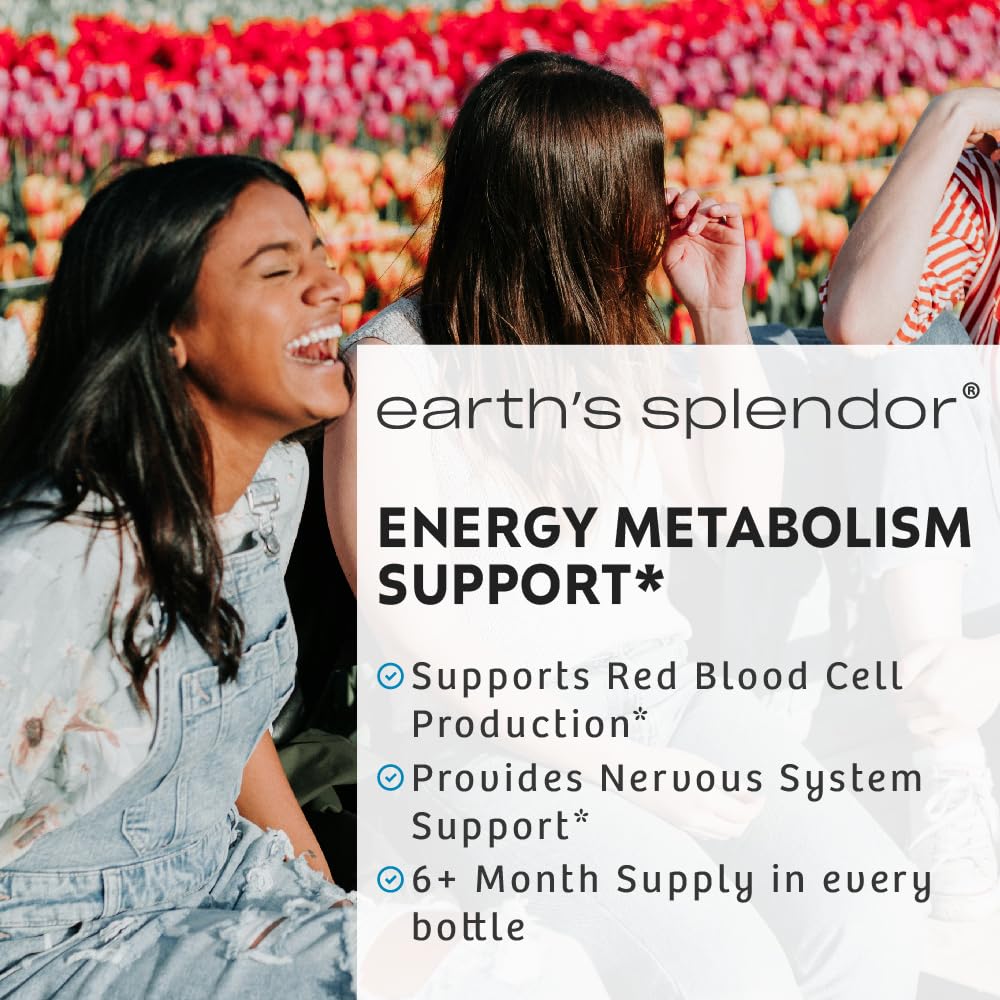 Earth's Splendor suplemento vitamina b6 tabletas