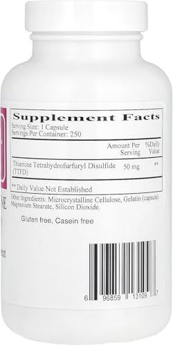 Detalle cápsula Ecological Formulas Allitiamina Vitamina B1