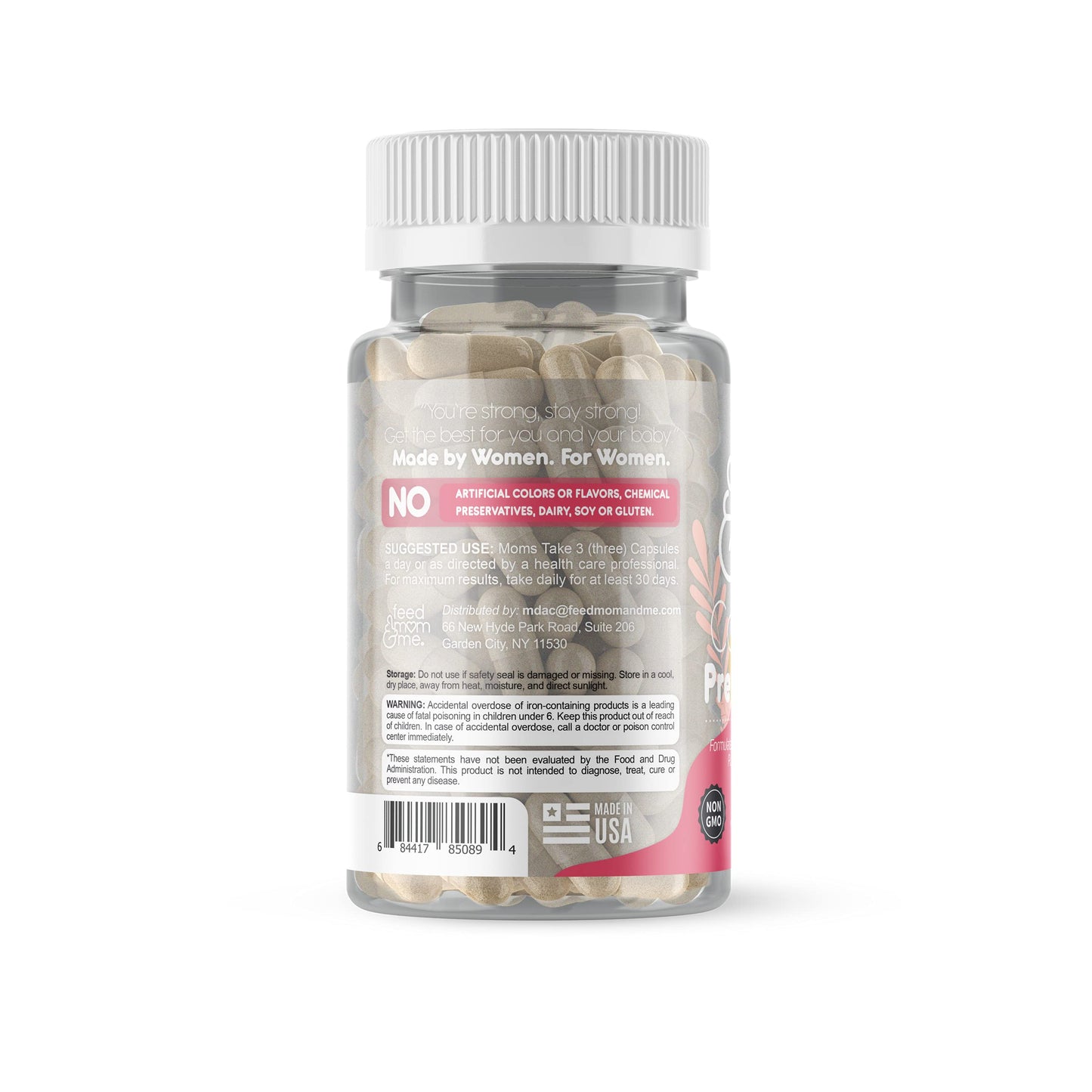 Embalaje de vitaminas Feed Mom & Me para mama y bebe