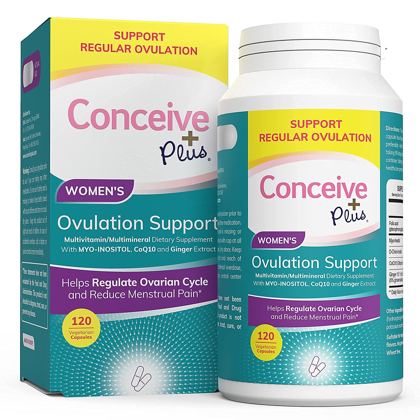 Empaque y aplicadores lubricante y suplementos de fertilidad TTC