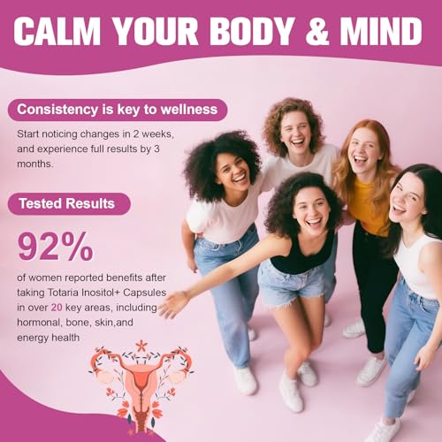 Empaque frontal suplemento Totaria para mujeres con Myo Inositol