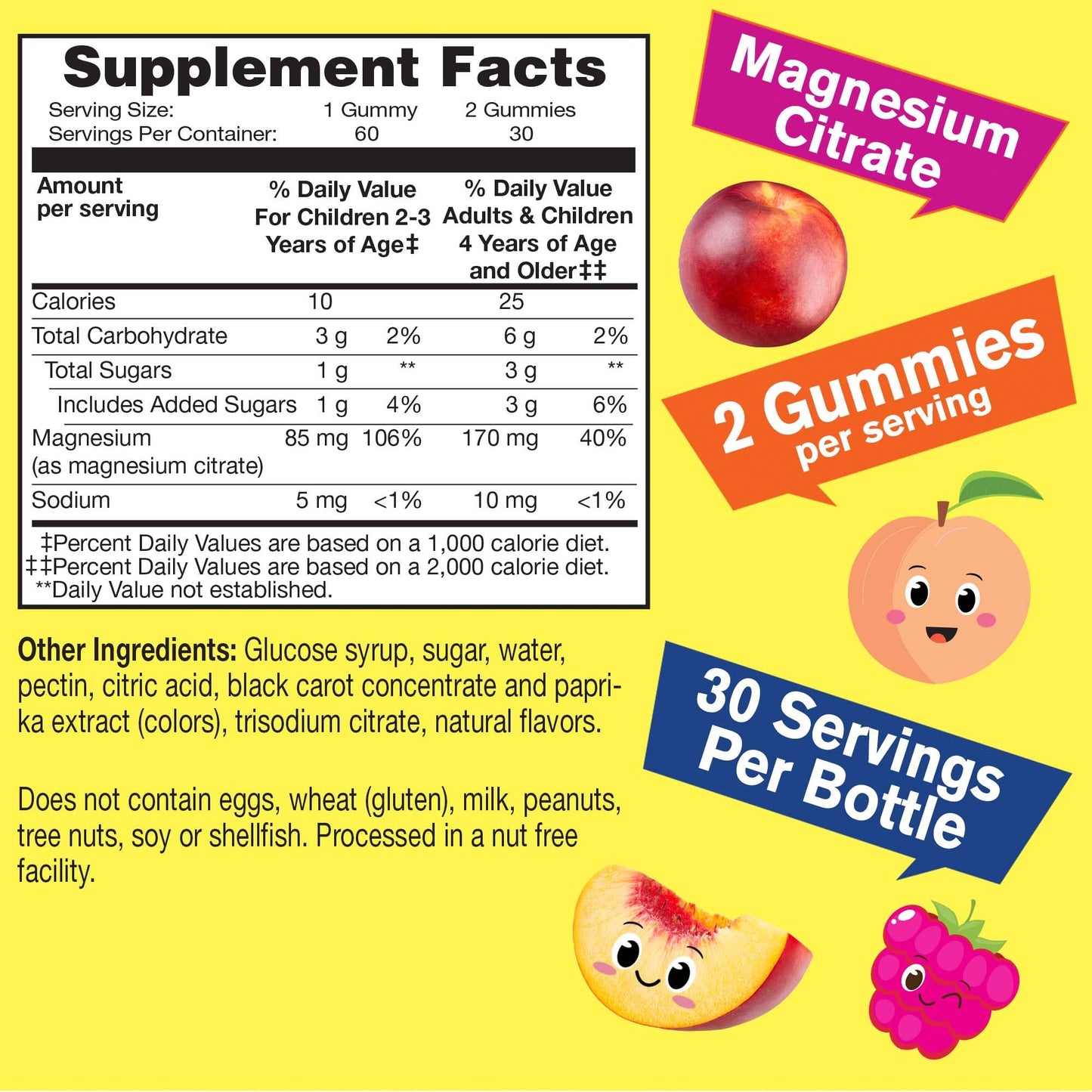 Empaque gomitas WellYeah vitamina C y magnesio para niños