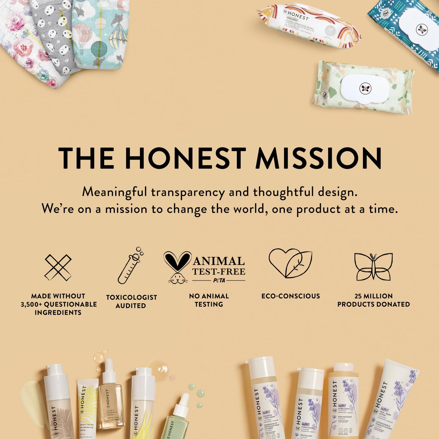 Empaque lateral The Honest Company suplemento prenatal Love the Bump