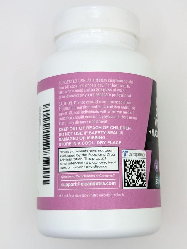 Empaque superior Clean Nutraceuticals Fertiliforce multivitamínico prenatal