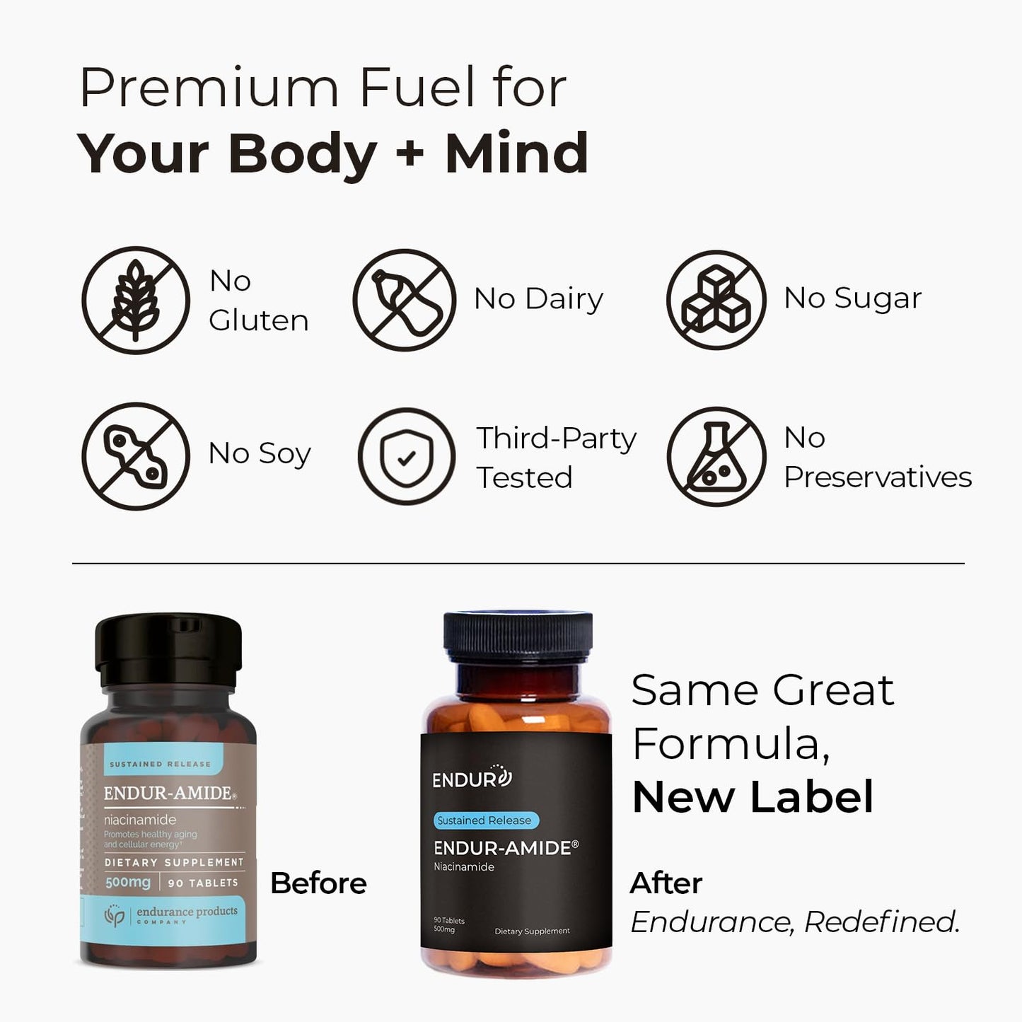 Suplemento Endur-Amide NAD+ salud celular y metabolismo