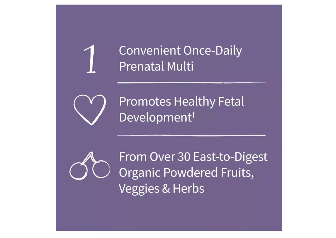 Energía y desarrollo con mykind Organics Prenatal.