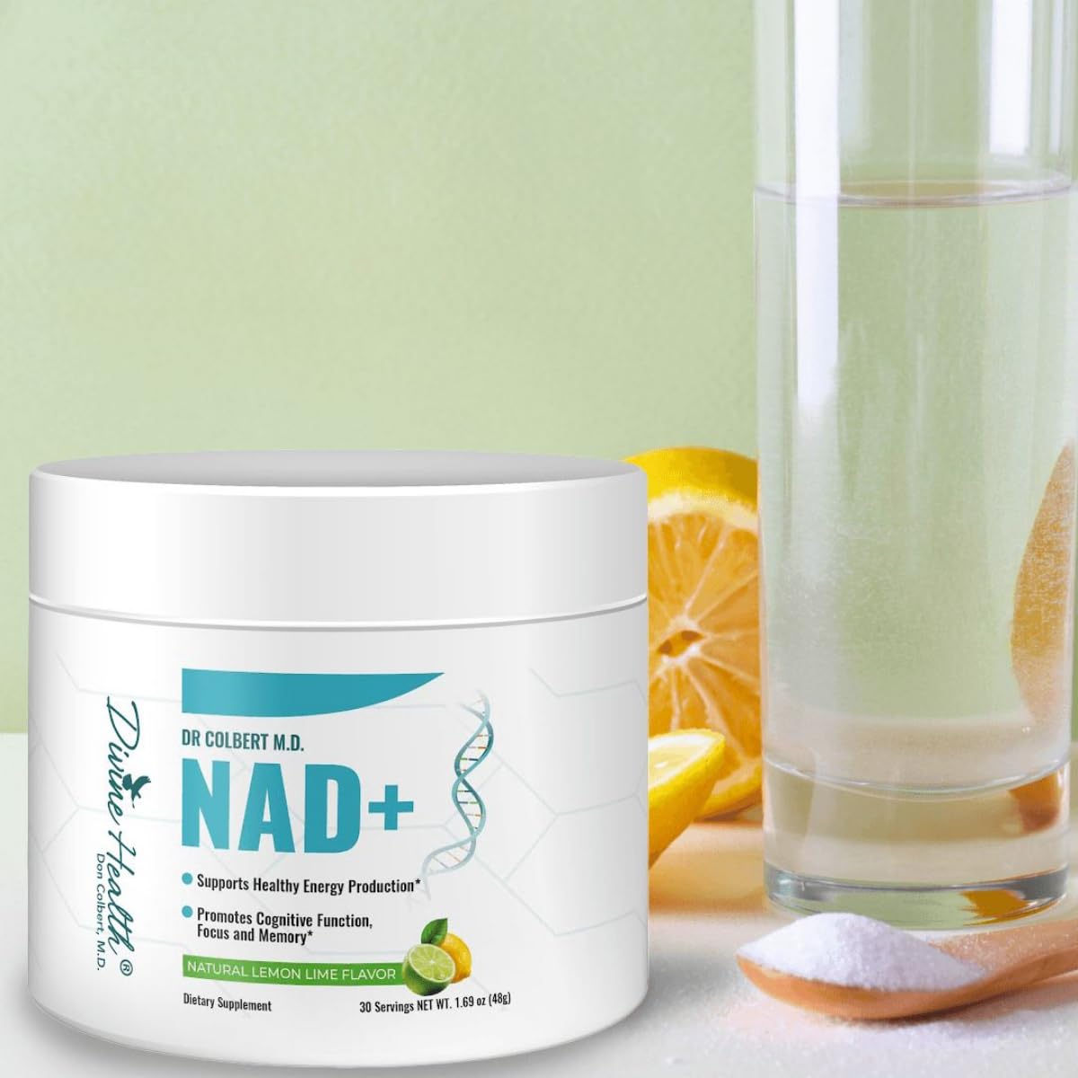 Energía celular con NAD+ Dr. Colbert sabor cítrico