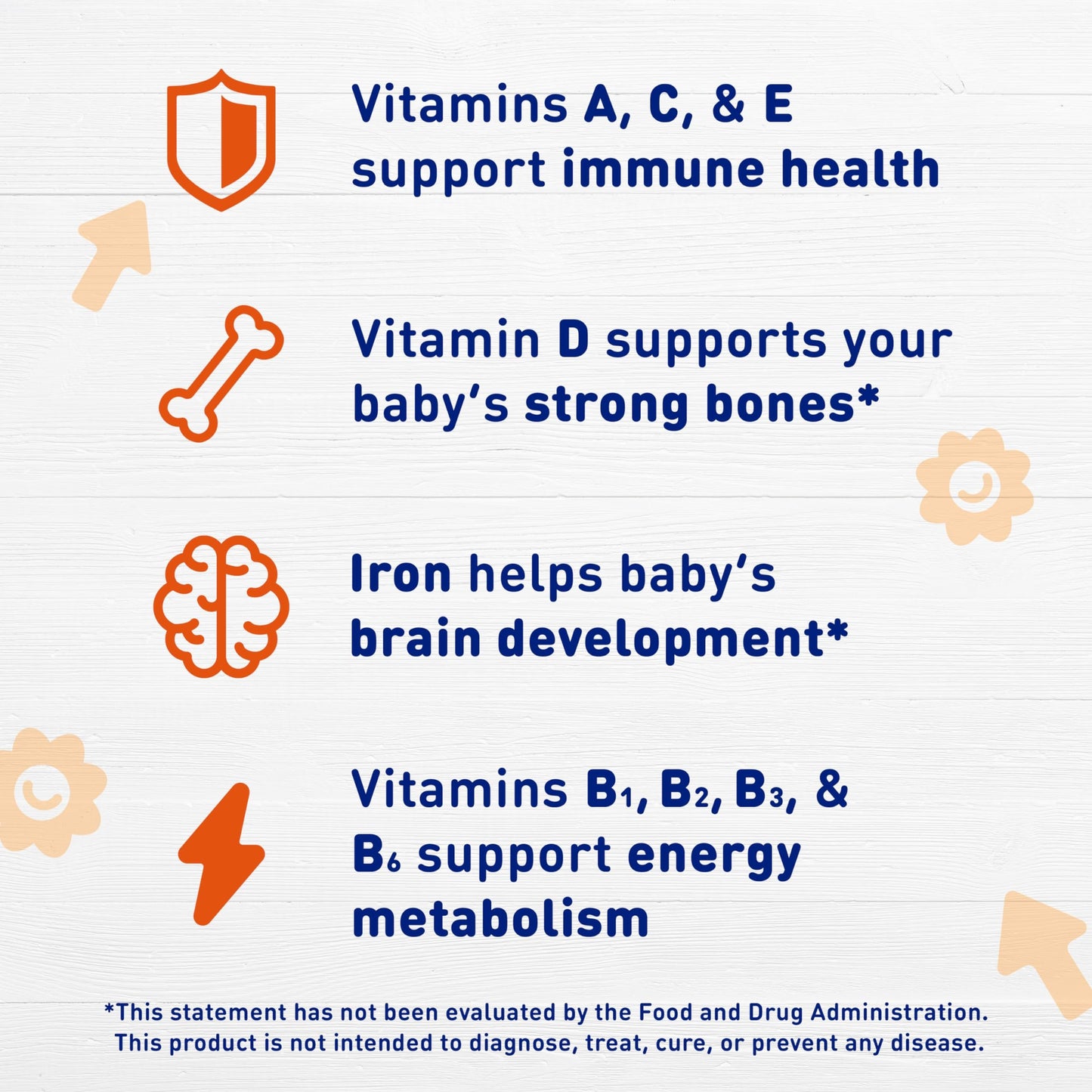 Enfamil gotas vitamina D hierro para salud huesos y cerebro