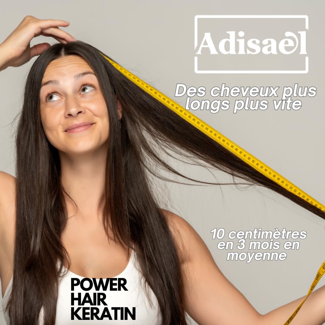 Envase ADISAEL vitaminas cabello salud y brillo mejorados