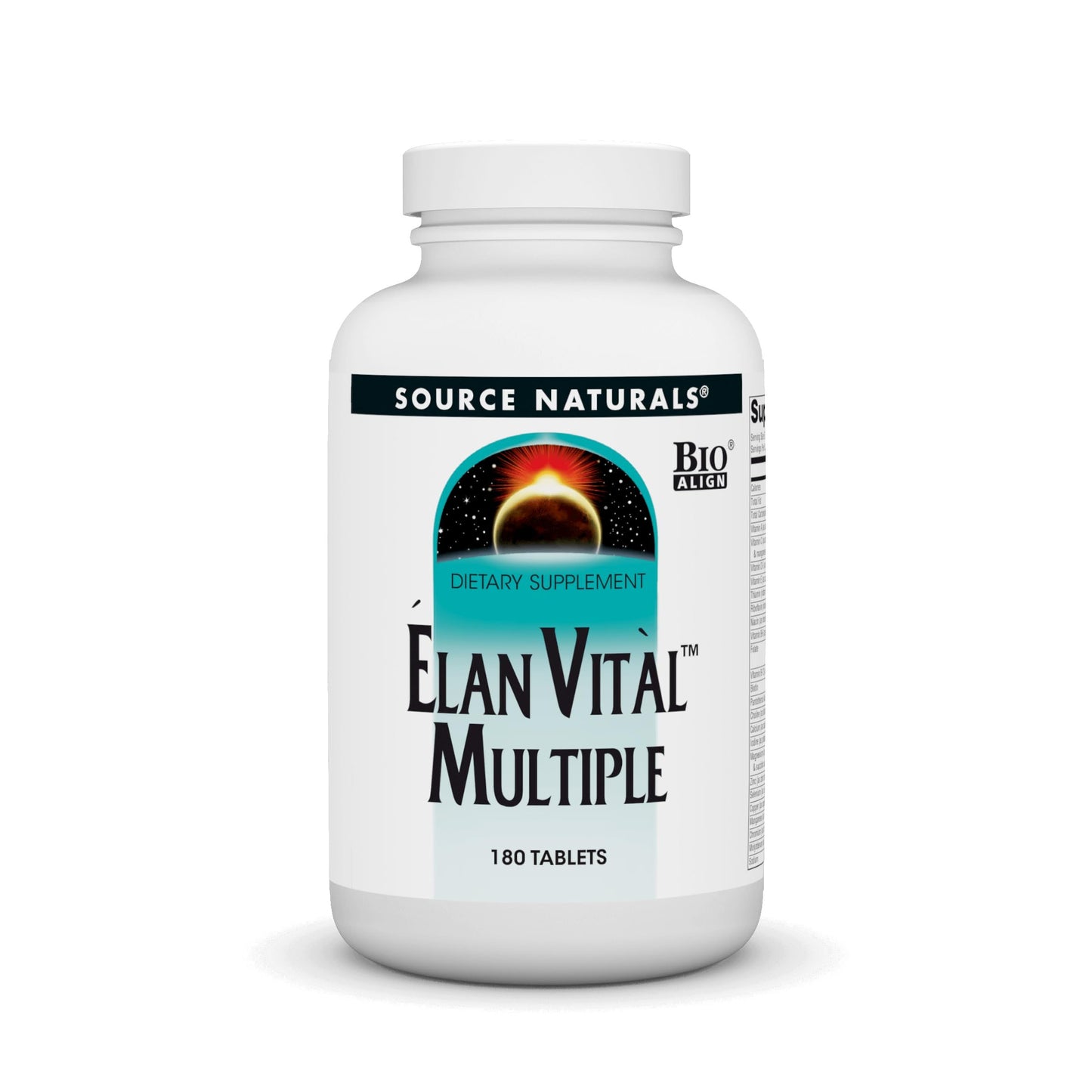 Envase de Elan Vital Múltiple de Source Naturals - multivitamínico apoyo total
