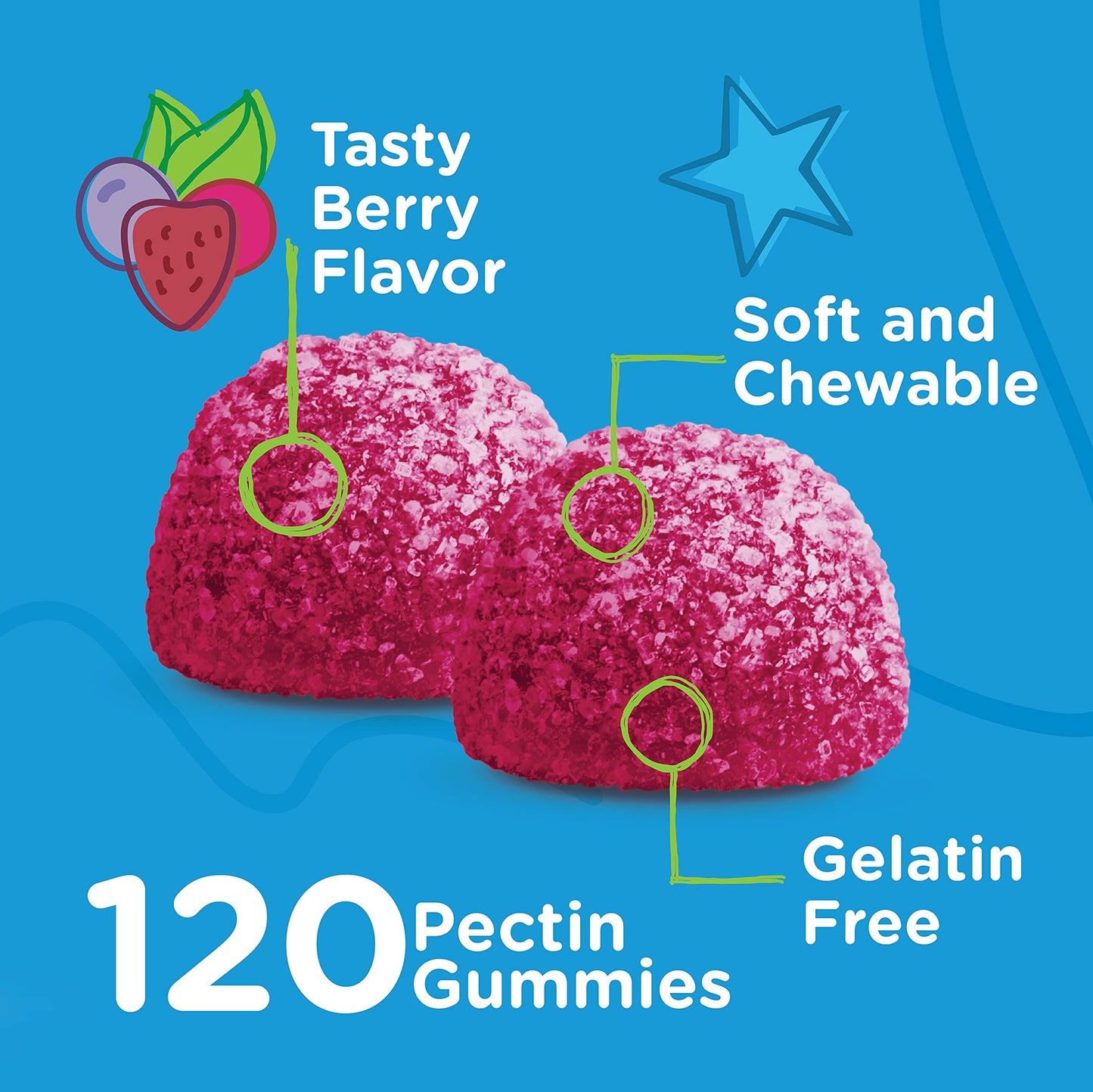 Envase gomitas vitamina D3 para inmunidad infantil Viteey
