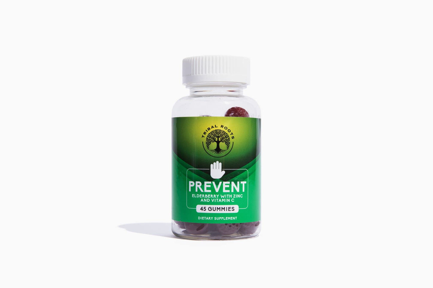 Envase de gomitas Vitaminas Tribal Roots Wellness 60 unidades