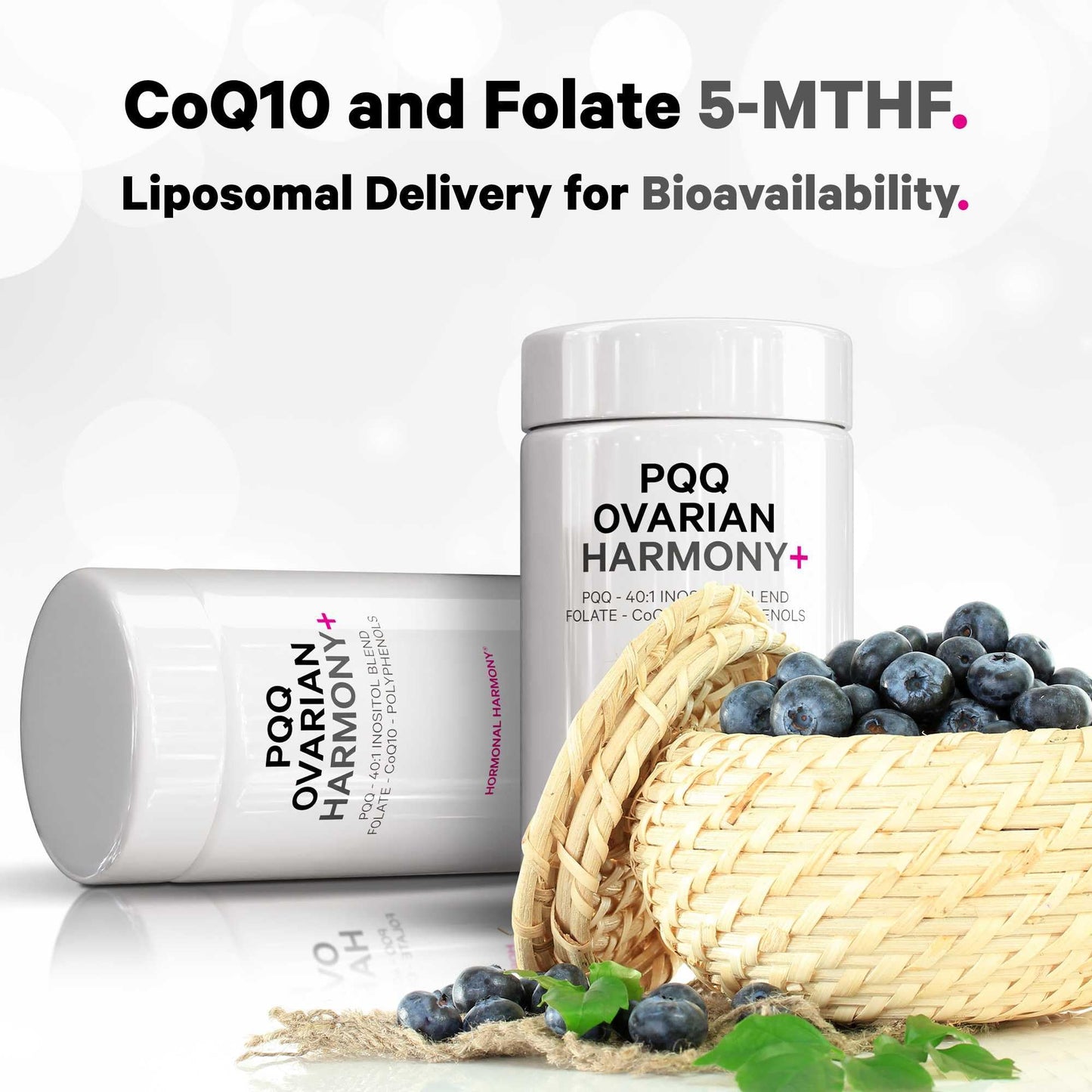 Envase lado derecho Codeage PQQ Ovarian Harmony