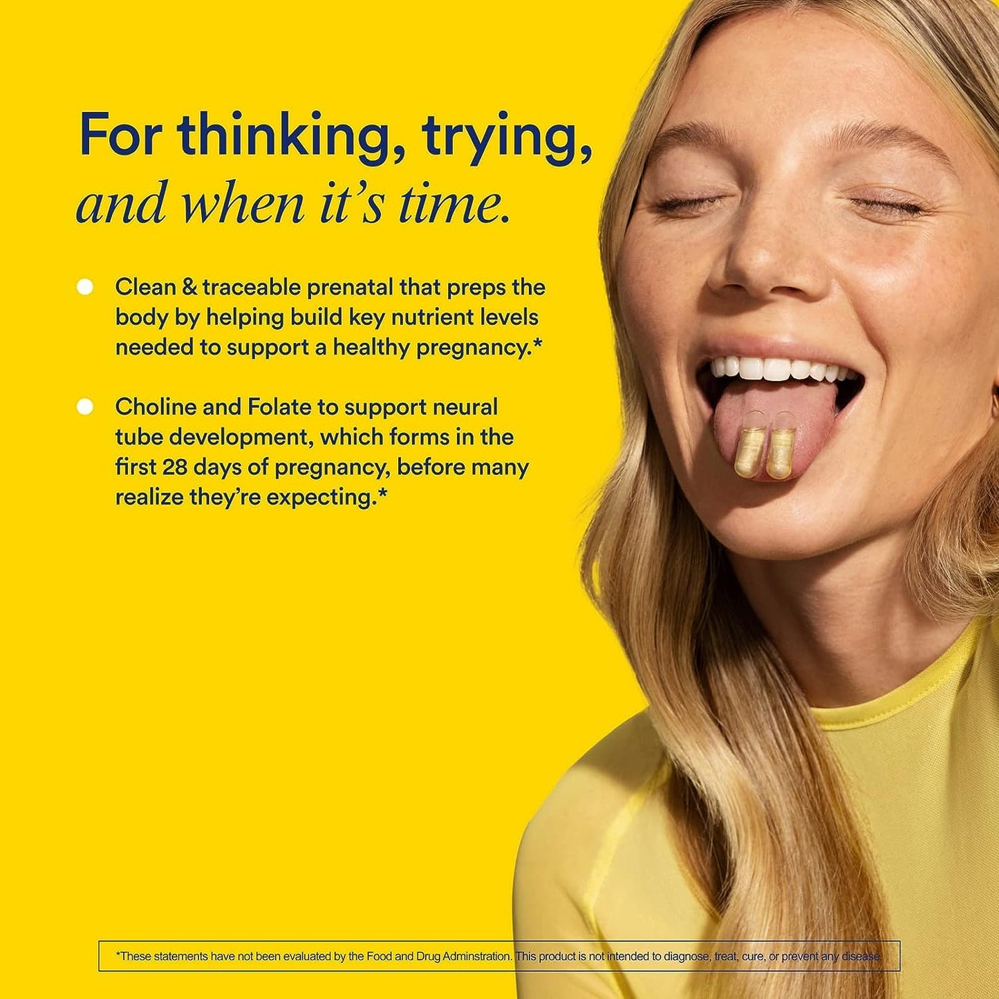 Envase multivitamina prenatal Ritual Essential