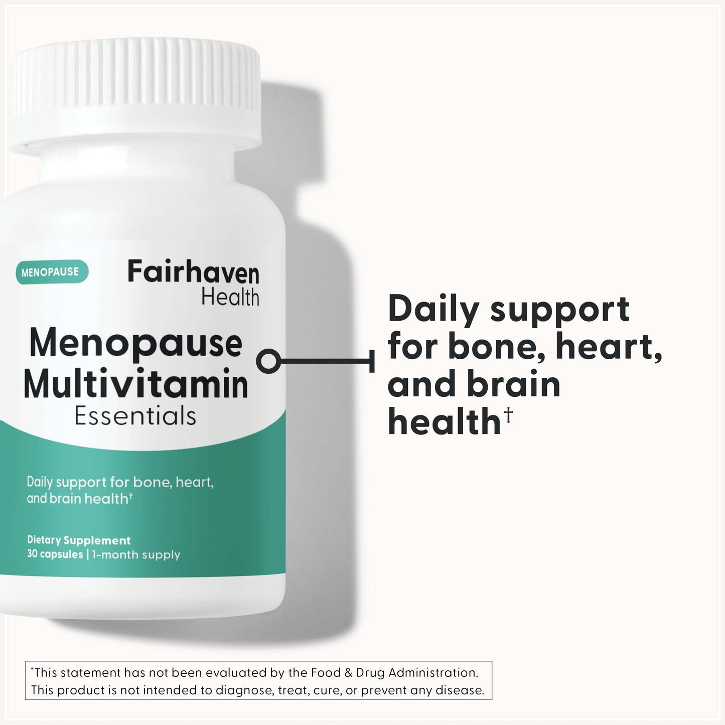 Frasco de multivitamínico esencial Fairhaven Health