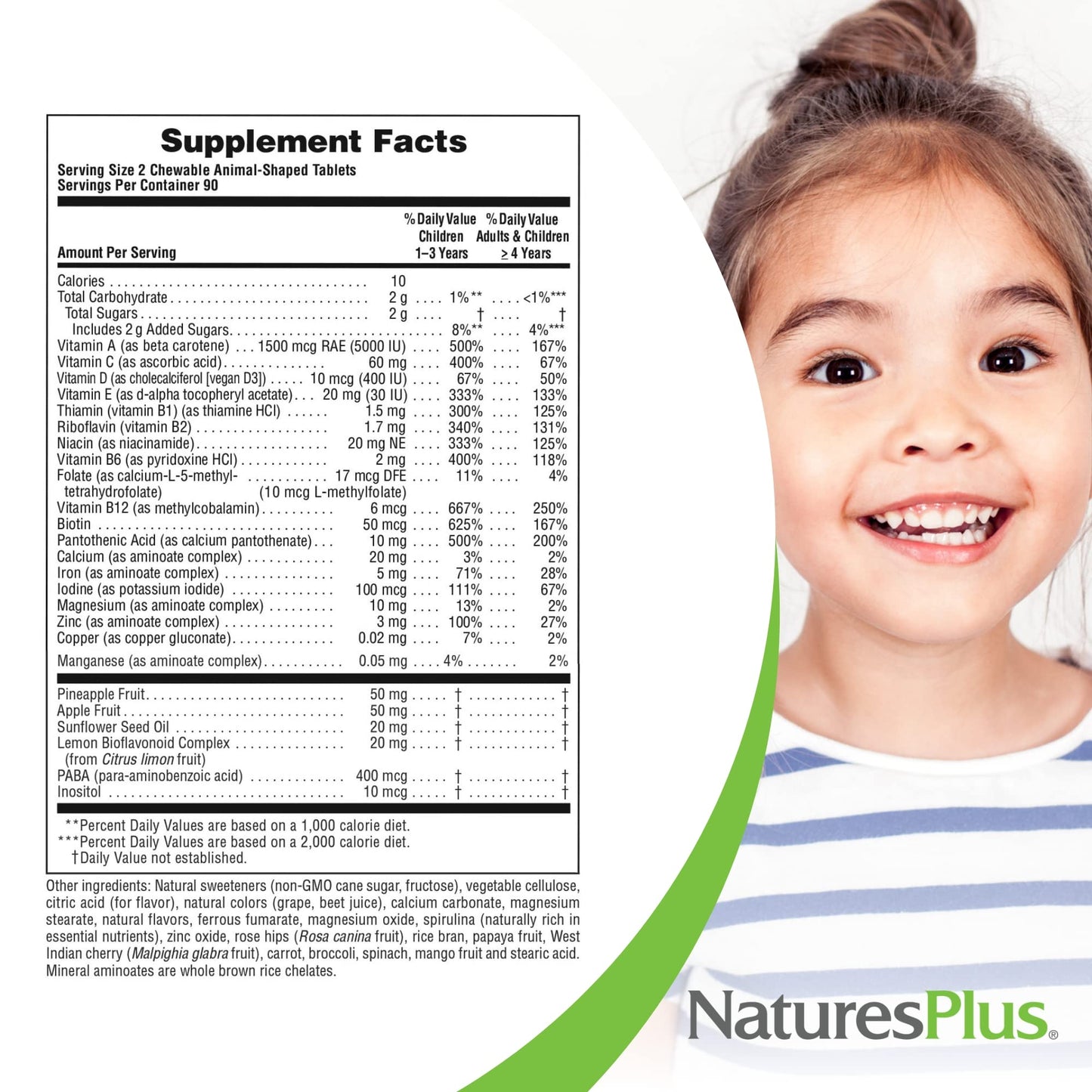 Envase multivitaminico masticable Animal Parade sabor uva