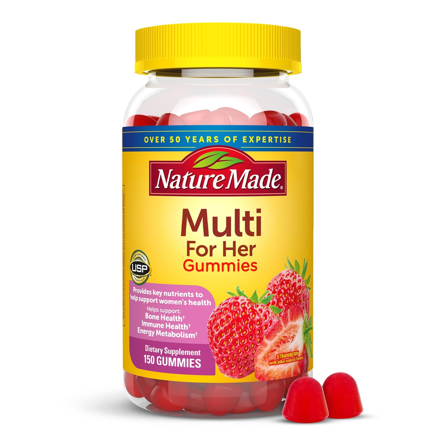 envase multivitamínico para mujeres Nature Made