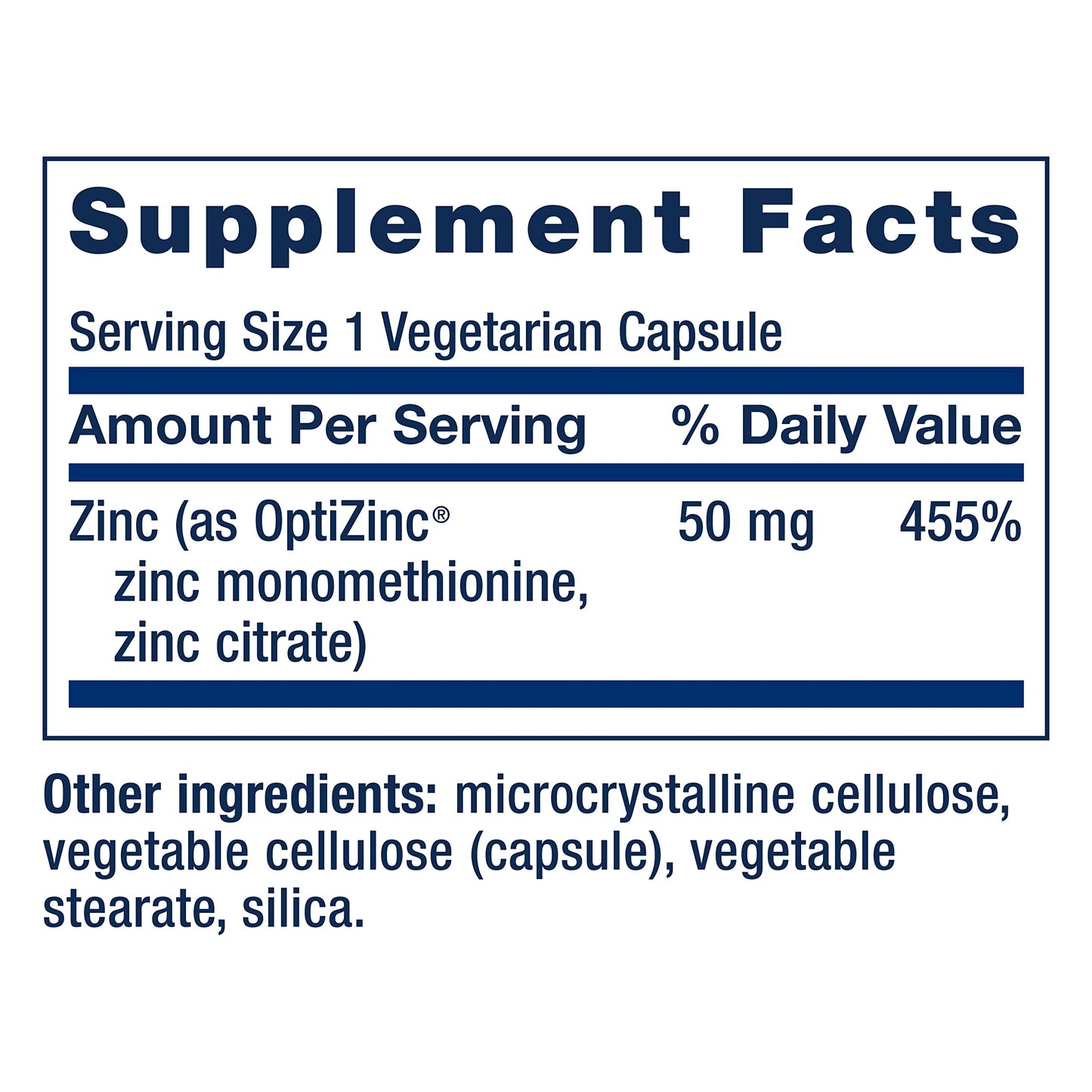 Envase suplemento antioxidant life extension vitamina e zinc