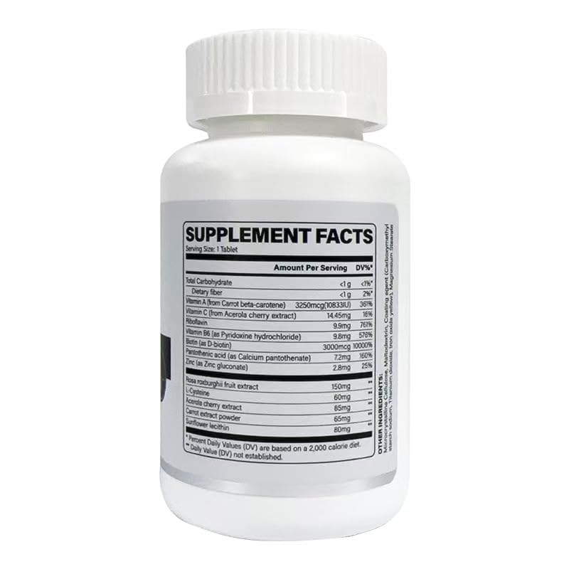 Envase de suplemento NALCKA biotina sin gluten