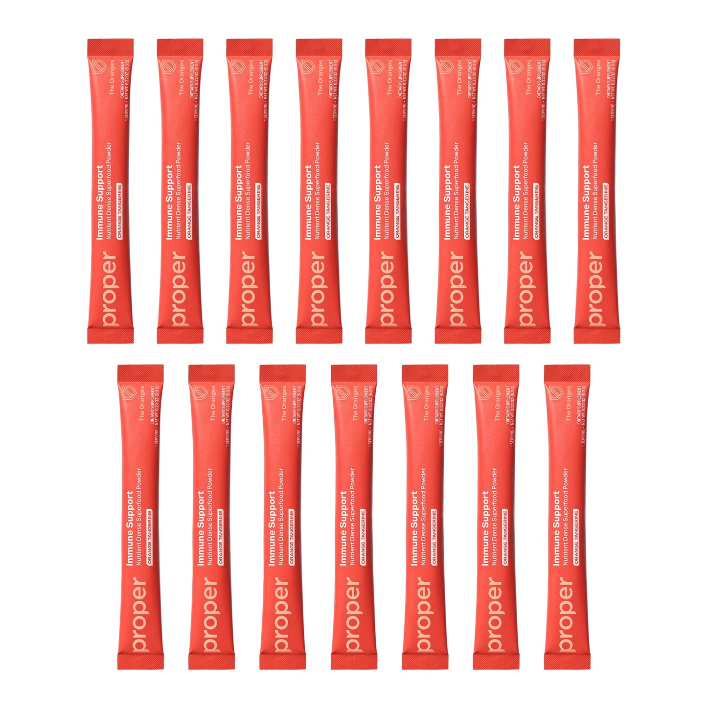 Envase suplemento Proper para apoyo sistema inmune con vitamina C y zinc