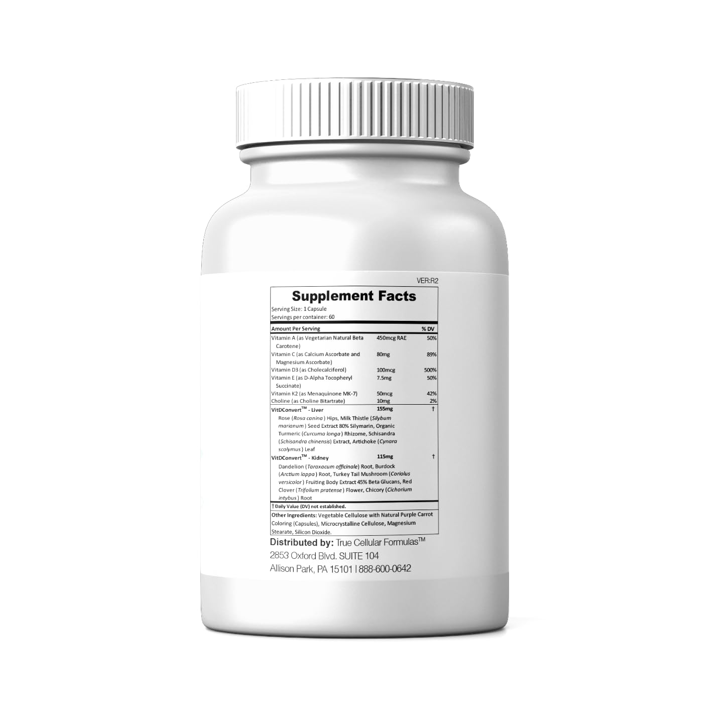 Envase suplemento VITDRestore+ vitamina D3 y K2