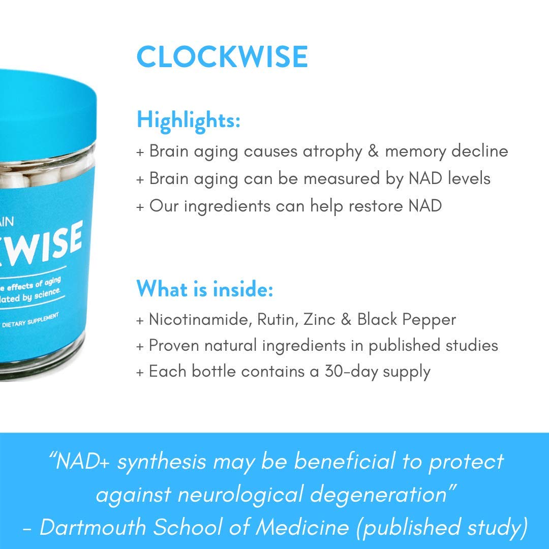 envase TruBrain Clockwise 60 tabletas