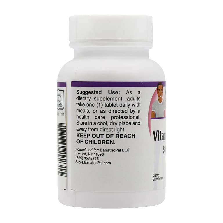 Envase de vitamina B12 BariatricPal 100 tabletas sabor cereza