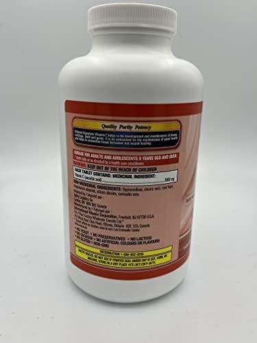 Envase de Vitamina C 500 tabletas