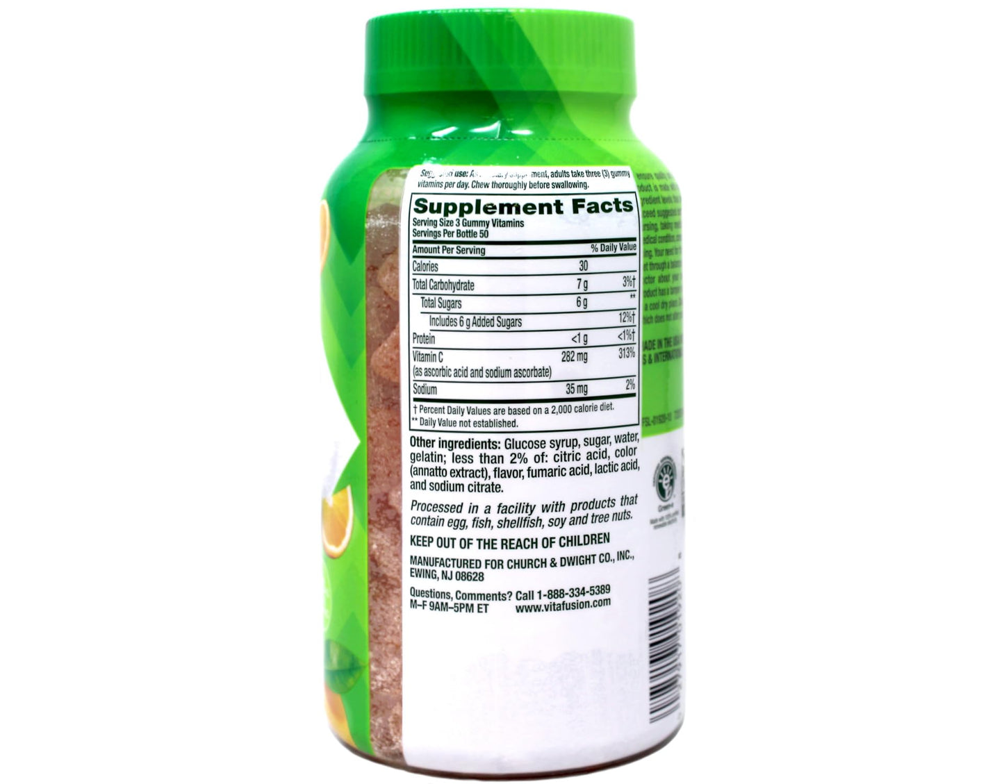 Envase de vitamina C Vitafusion Power C gominolas 150