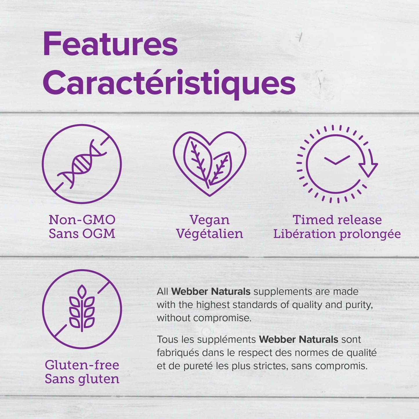 Envase Webber Naturals Vitamina B100 Complejo