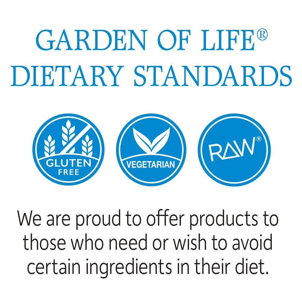 estándares dietéticos de garden of life