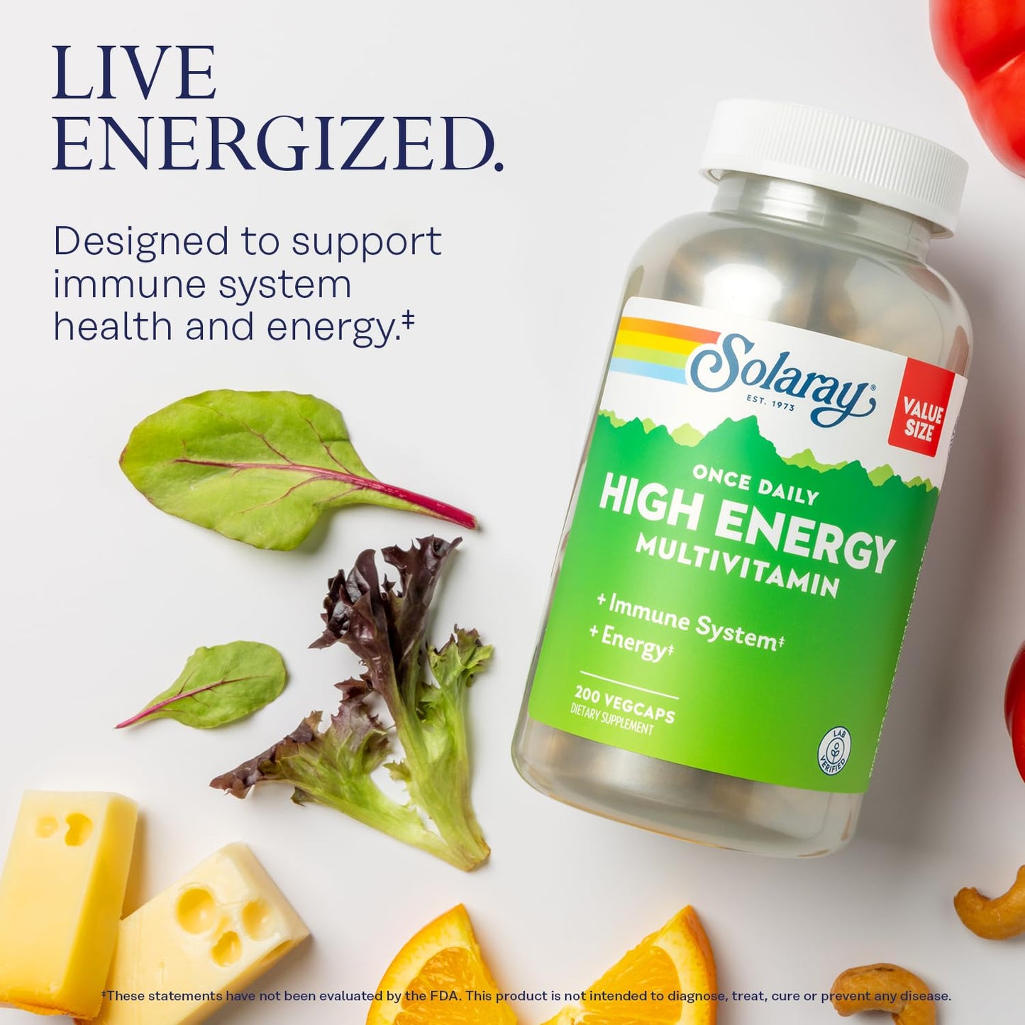 Estilo de vida Solaray Multivitamínico Energía