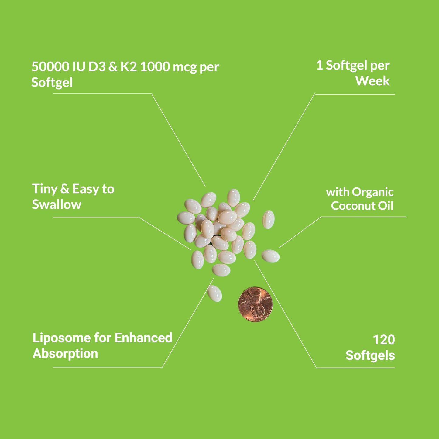 Etiqueta avanzada vitamina d3 k1 k2 mk4 mk7 softgels UpNourish