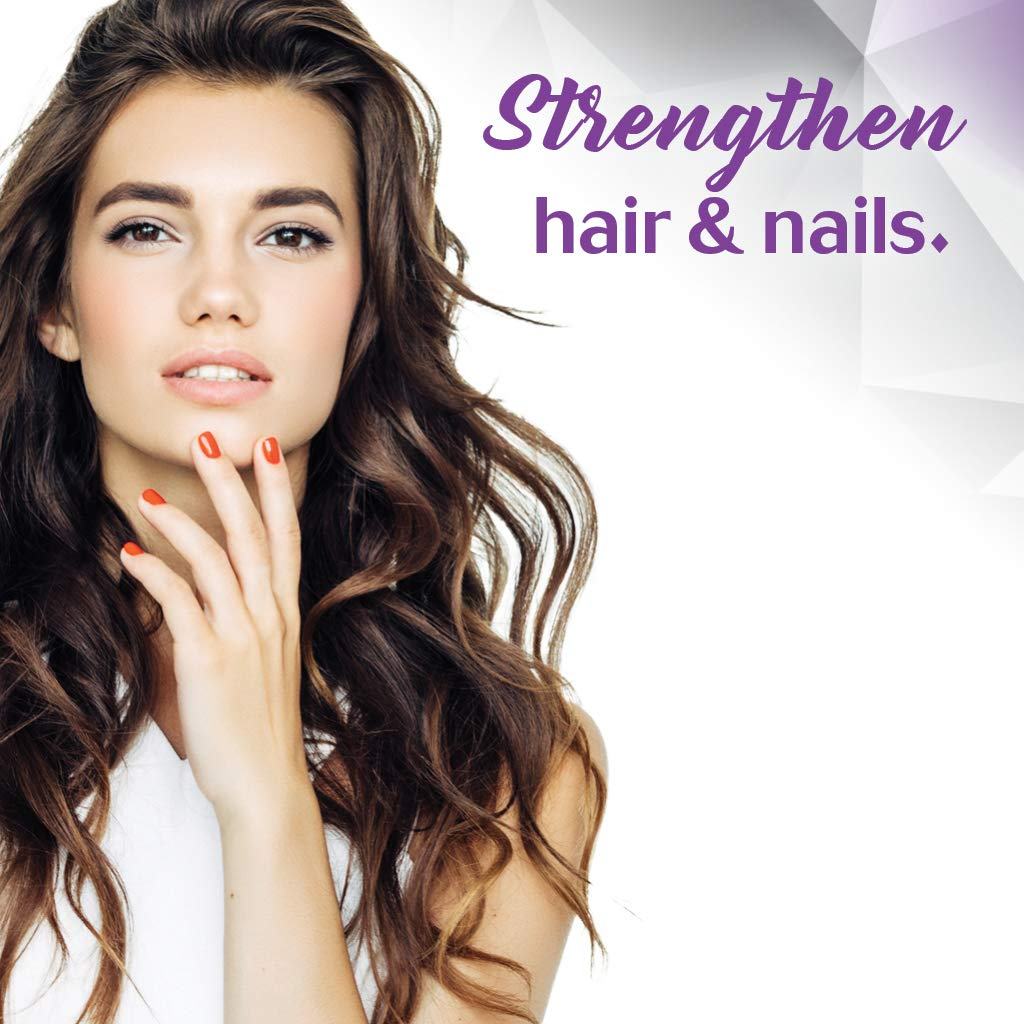Etiqueta Bluebonnet Beautiful Ally Biotin suplemento vegano